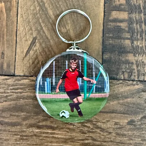 Custom Photo Tag Keychain