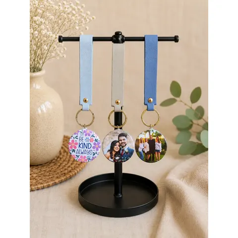 Photo Keychain - Vegan Leather
