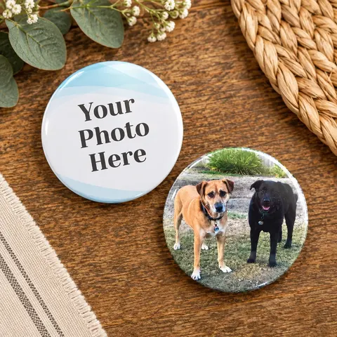 Round 3 Inch Pinback Button