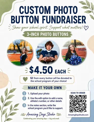 Round 3 Inch Pinback Button