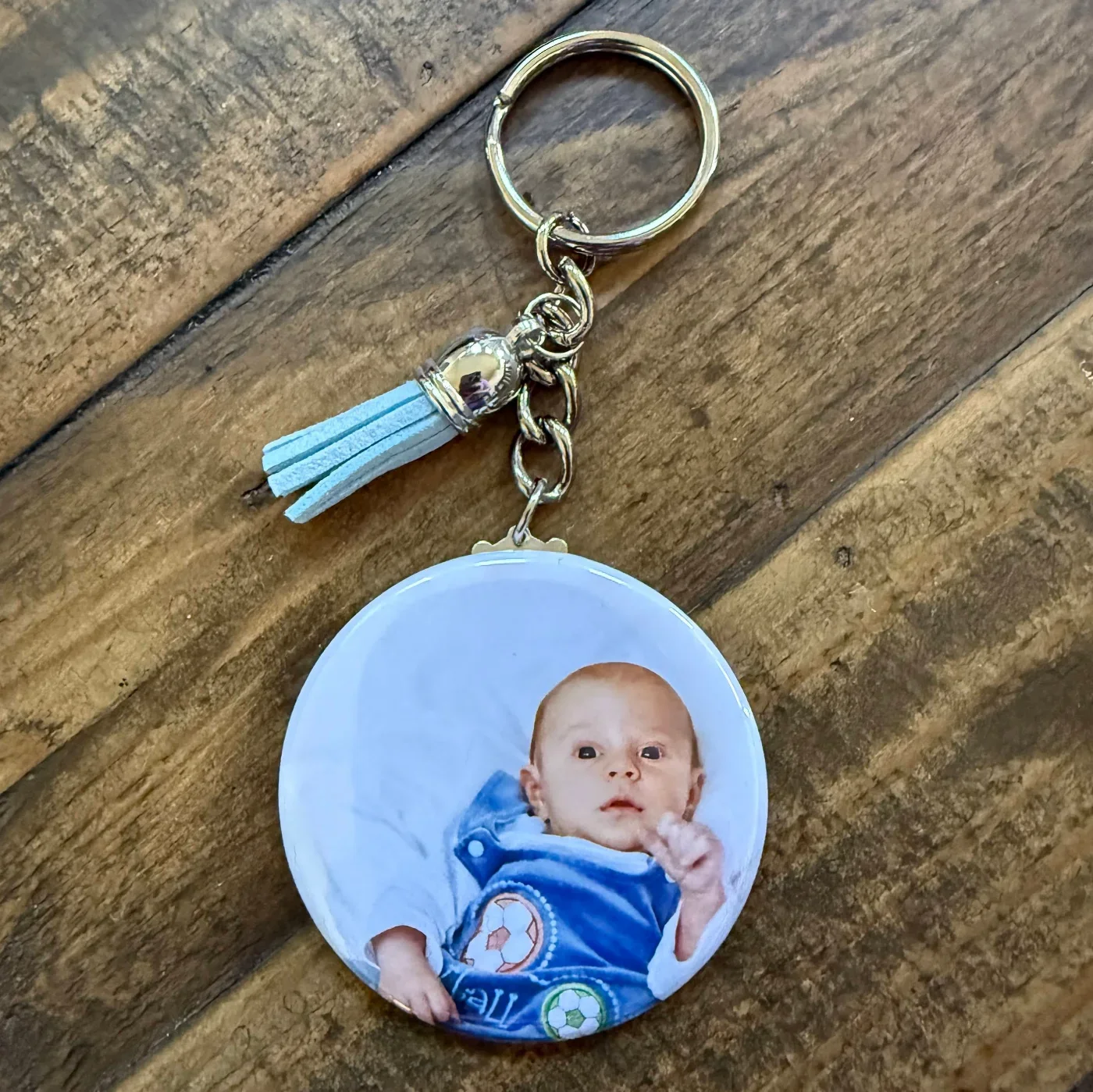 Photo Keychain – Classic Metal Chain